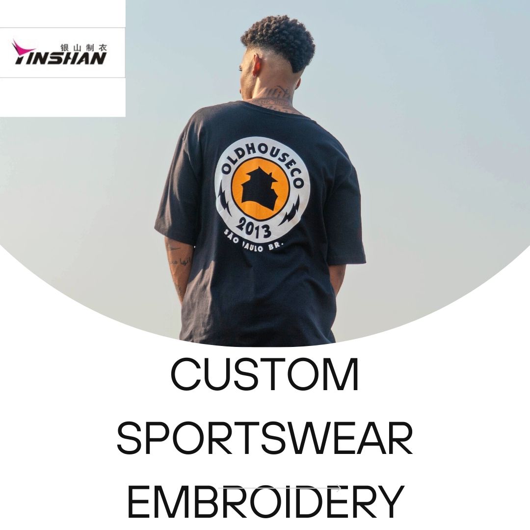 Custom sportswear embroidery