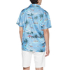 Small Batch Customization of European Size Outdoor Surfing Beach Flower Shirt Short-sleeved Quick-drying Beach Clothes