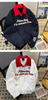 2025 New Custom Embroidered Print All-Polyester Stiff Fabric American Retro Striped Lapel Warm Couple Jacket Baseball Jacket