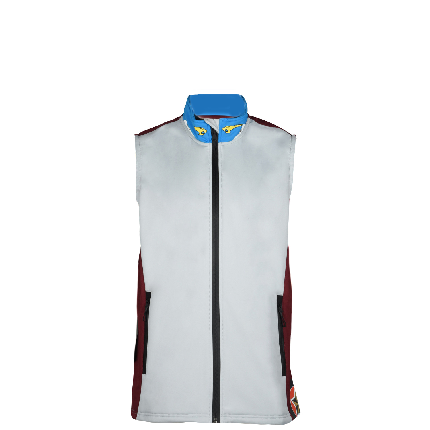 Custom Logo Design Polyester Spandex Softshell Sports Shirt with Front Printing 1