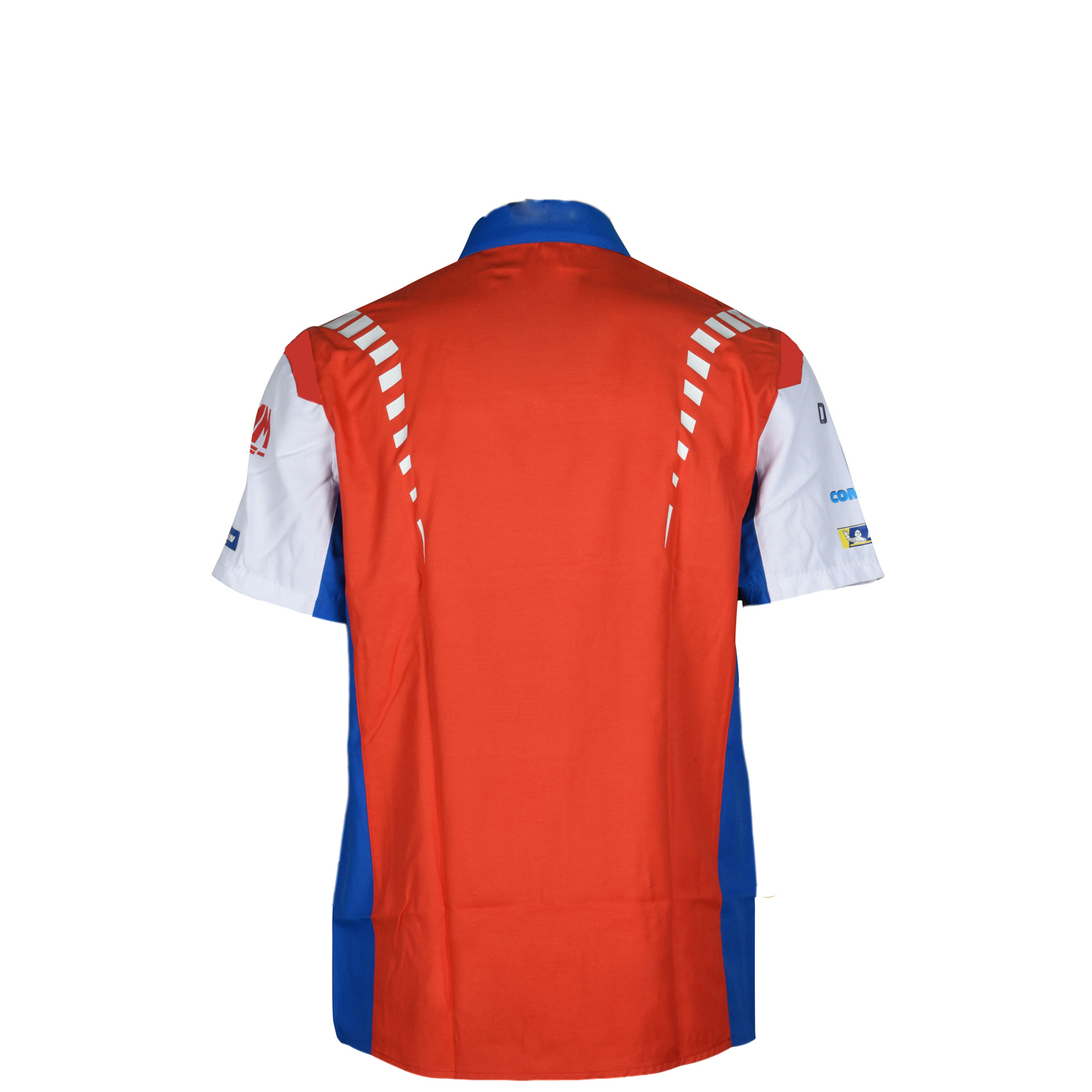 Personalised Logo Design Cotton Sports Shirt with Front Printing and Embroidery B