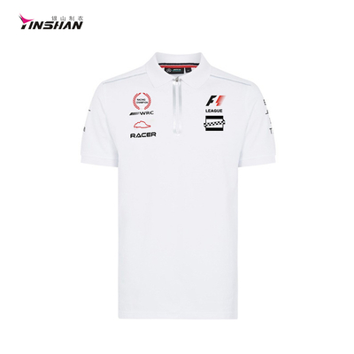 Racing T-shirt Custom Embroidered 