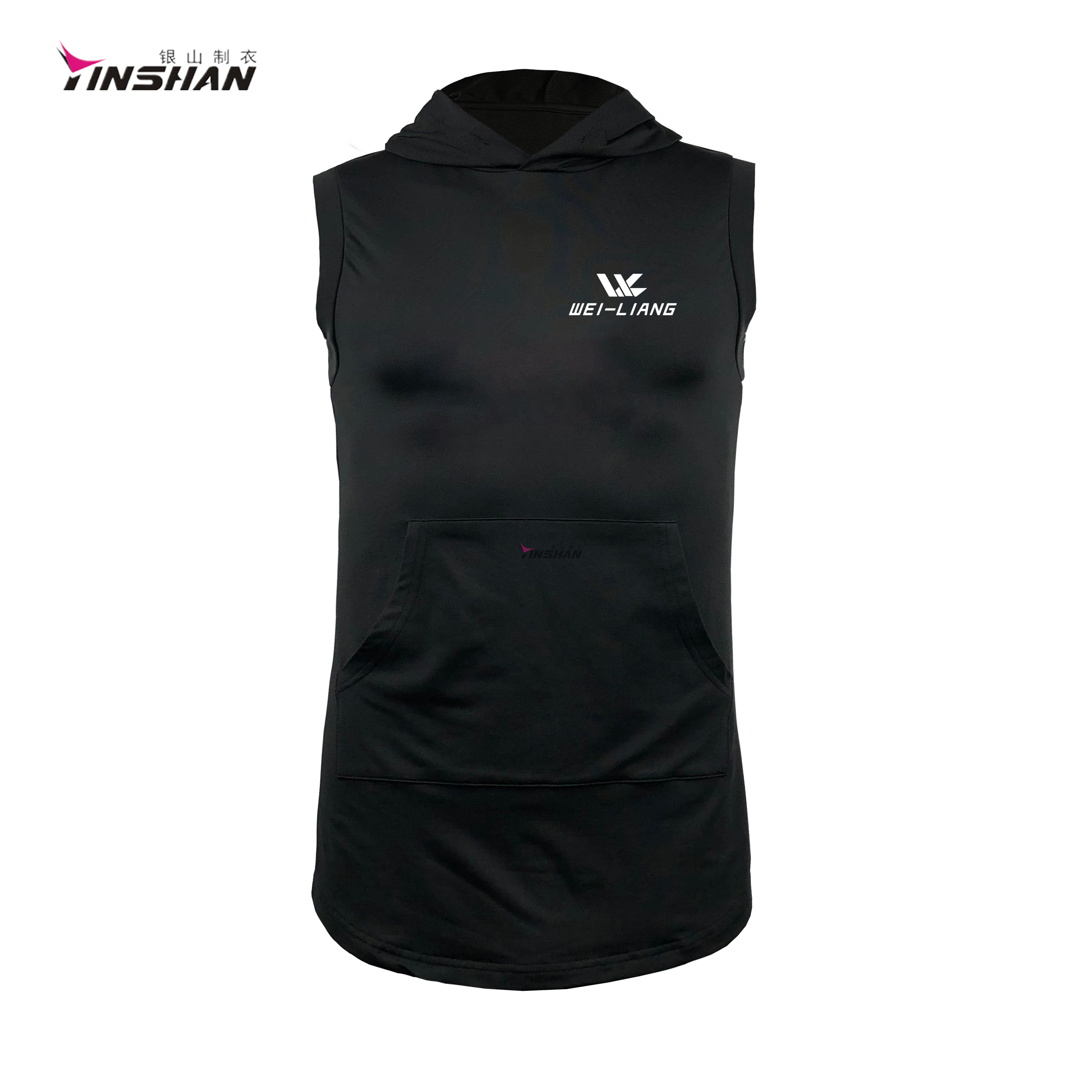 Embroidered Pattern Fitness Sleeveless Vest