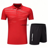 Wholesale Cheap Price Low Moq Men's Digital Printing Anti-Odor Comfortable Breathable Tennis Suit Men's Tennis Suit