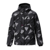 2025 Custom Polyester Nylon Blend Camouflage Waterproof Stain-Resistant Windproof Multi-Pocket Pickleball Hooded Jacket