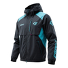 Customized Badge Blended Fabric Windproof and Anti-Fouling Multi-Pocket Drawstring Hood Men's Long-Sleeved Gaming Jacket