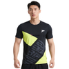 Custom Digital Printing Moisture-Absorbing Polyester-Cotton Blended Knitted Personalized Outdoor Fitness Running Short Sleeves