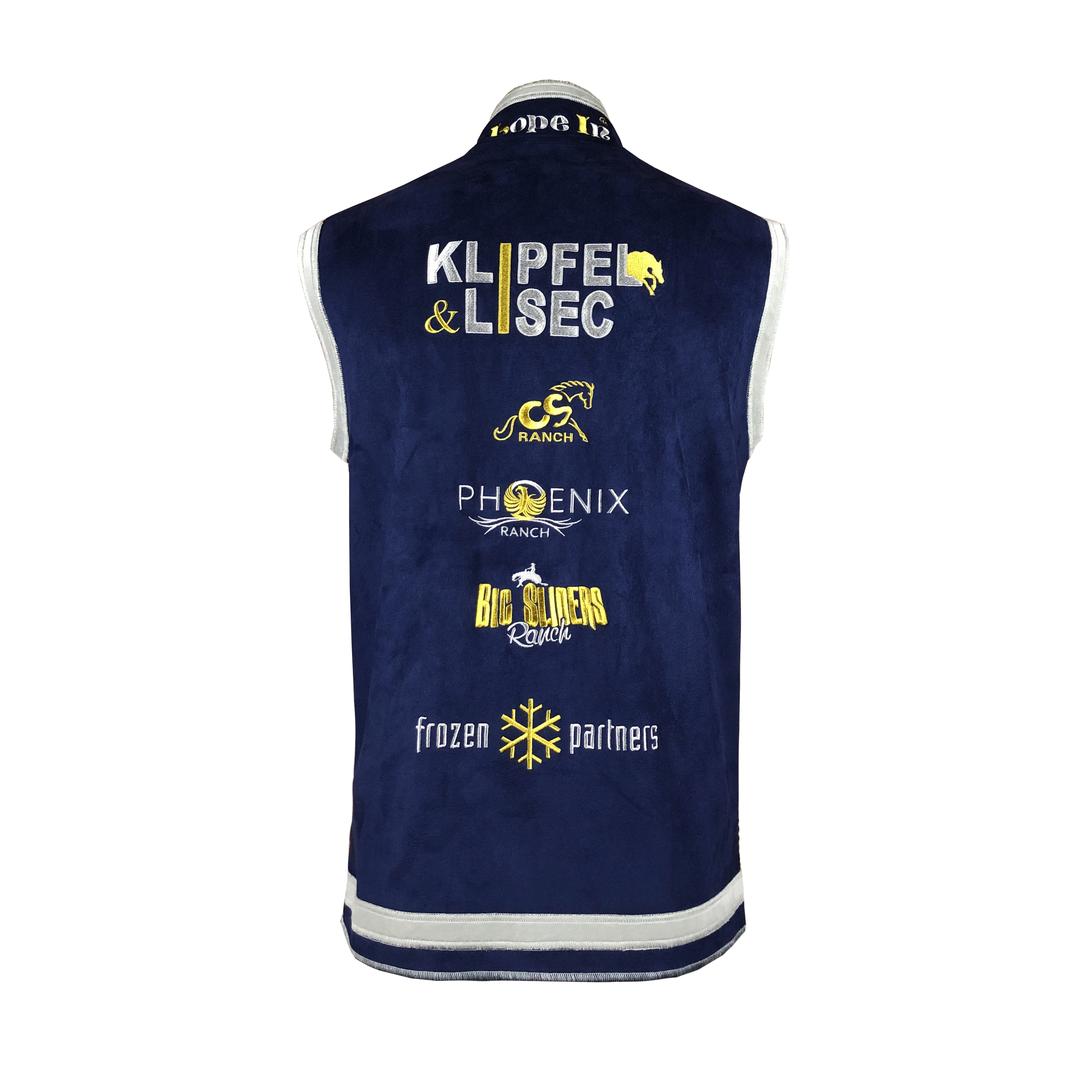 Custom Logo Design Zipper Softshell Sports Vest with High Quality Embroidery 2B