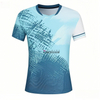 Wholesale Breathable Moisture Wicking Elastic Wear Resistant UV Protection Tennis Breathable Men's Tennis Team Uniform