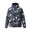 2025 Custom Polyester Nylon Blend Camouflage Waterproof Stain-Resistant Windproof Multi-Pocket Pickleball Hooded Jacket