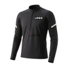 Customized Personalized Logo Blended Non-Fading Breathable Soft Men's Outdoor Fitness Long-Sleeved Training Suit