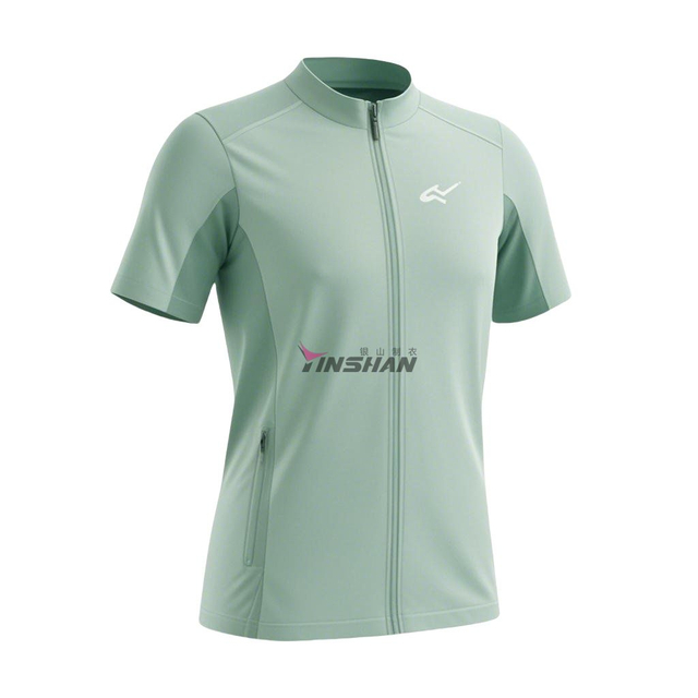 2025 Summer MotoGP Custom Fit Breathable Mesh Nylon Spandex Blended Casual Antibacterial Zipper Motorcycle T-shirt for Men