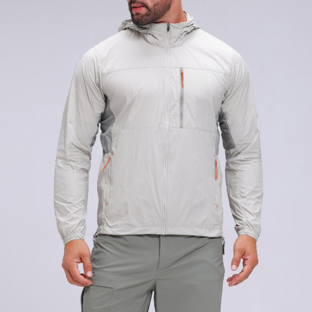 2025 Summer Outdoor Lightweight Sun Protection Clothing Removable Hood Cool High Elastic Original Yarn UV Protection Sports Wear