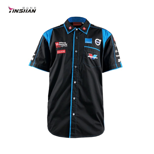 Custom Embroidery Supercar Sports Uniform Shirt