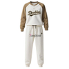 New Design Autumn Rayon Comfortable Environmentally Friendly Breathable Wear-Resistant Large Size Sports Fitness Softball Sweatshirt Set