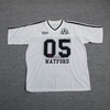 OEM Summer Quick Drying Splicing Mesh V-neck Short Sleeved Cool Sports Digital logo Casual Embroidery Hip-hop Baseball T-Shirt