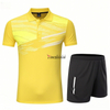 Wholesale Cheap Price Low Moq Men's Digital Printing Anti-Odor Comfortable Breathable Tennis Suit Men's Tennis Suit