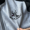 Wholesale Trendy Silhouette Drop Shoulder Sleeve Loose Fleece Printed Hooded Pullover Amateur Baseball Game Sweatshirt For Men