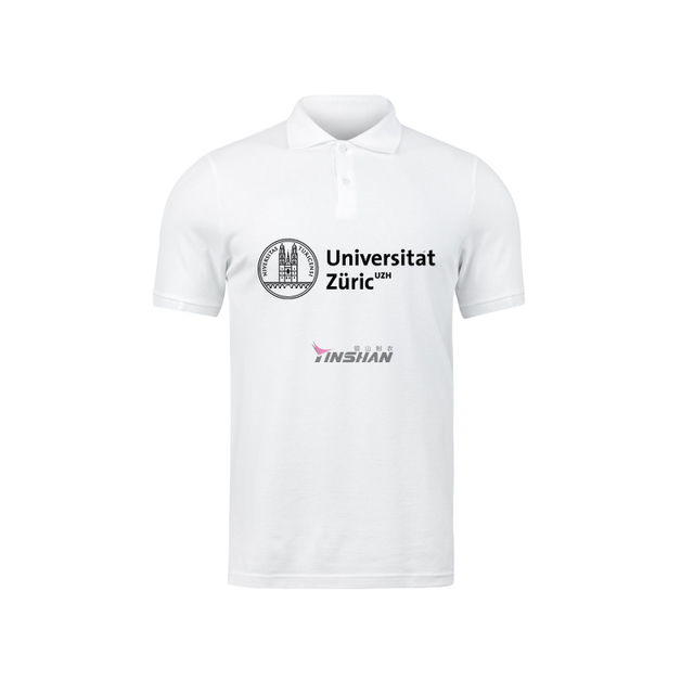 Custom Design Printing Comfortable Breathable Cotton University Promotion Polo Shirt for Event