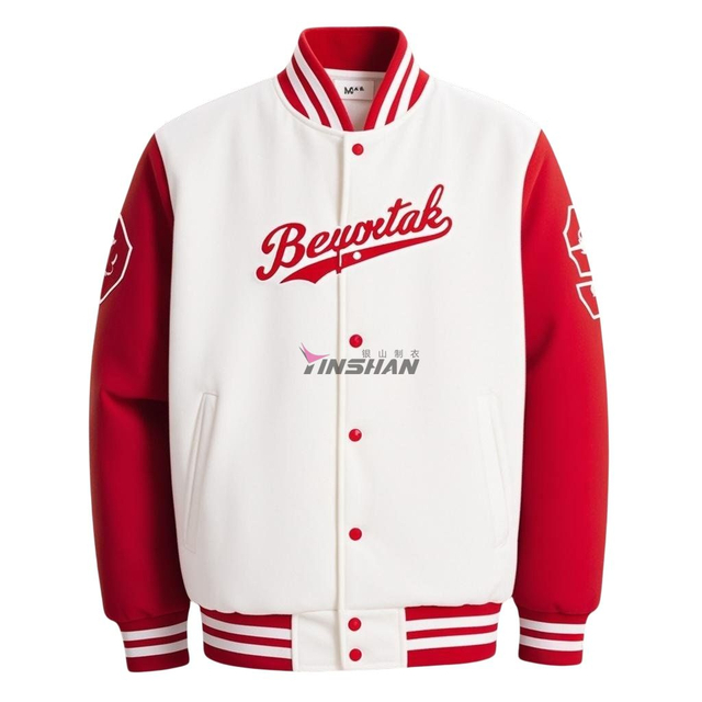 2025 New Autumn and Winter Digital Printing Custom Logo Windproof and Waterproof Invisible Zipper Pocket Softball Jacket