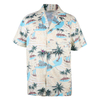 Small Batch Customization of European Size Outdoor Surfing Beach Flower Shirt Short-sleeved Quick-drying Beach Clothes