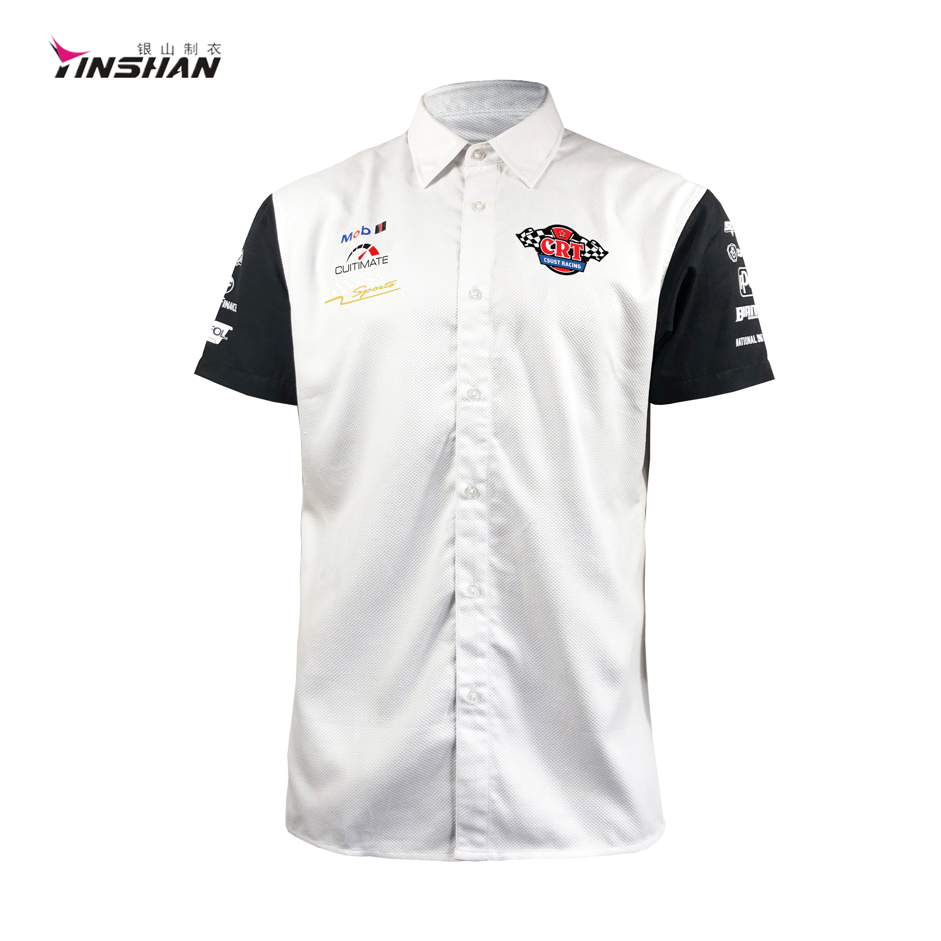Customized Logo Design Cotton Sports Shirt with Artwork Printing 1