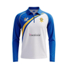 Custom Digital Printing Multi-Color Cotton and Polyester Blended Breathable Polo Zipper Collar Long Sleeve Pickleball Jersey