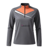 Custom Polyester-Cotton Blended Light Cool Breathable Comfortable Hidden Zipper Pocket Long Sleeve Pickleball Team Uniform
