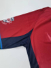 OEM Customized Outdoor Quick-Drying Summer Thin Cool Fabric Loose Large Size Gradient Contrast Sports Baseball Cardigan T-Shirt