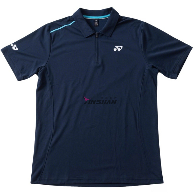 Hot Sale Wholesale Custom Breathable Mesh Stretch Fabric Custom Logo Tennis Polo Shirt Men's Breathable Quick Dry Sports Tops
