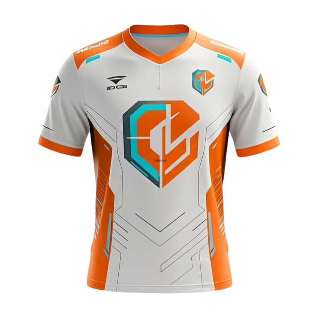 High-End Custom Blended Breathable Mesh Antibacterial Quick-Drying 4D Three-Dimensional Tailoring E-Sports Clothing