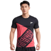 Custom Digital Printing Moisture-Absorbing Polyester-Cotton Blended Knitted Personalized Outdoor Fitness Running Short Sleeves