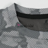Custom Camouflage Print Splicing Sports Quick-drying Deodorizing Mesh Round Neck Stretch Running Fitness Pickleball T-shirt