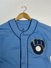 Custom Embroidered Team Logo Single Row Button Large Size Short Sleeve Baseball Team Baseball Club Cardigan Training T-Shirt