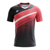 Low MOQ Custom Digital Printing Gradient Color Organic Cotton Knitted Fabric Sweat-absorbent Quick-drying Pickleball T-shirt