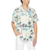 Small Batch Customization of European Size Outdoor Surfing Beach Flower Shirt Short-sleeved Quick-drying Beach Clothes