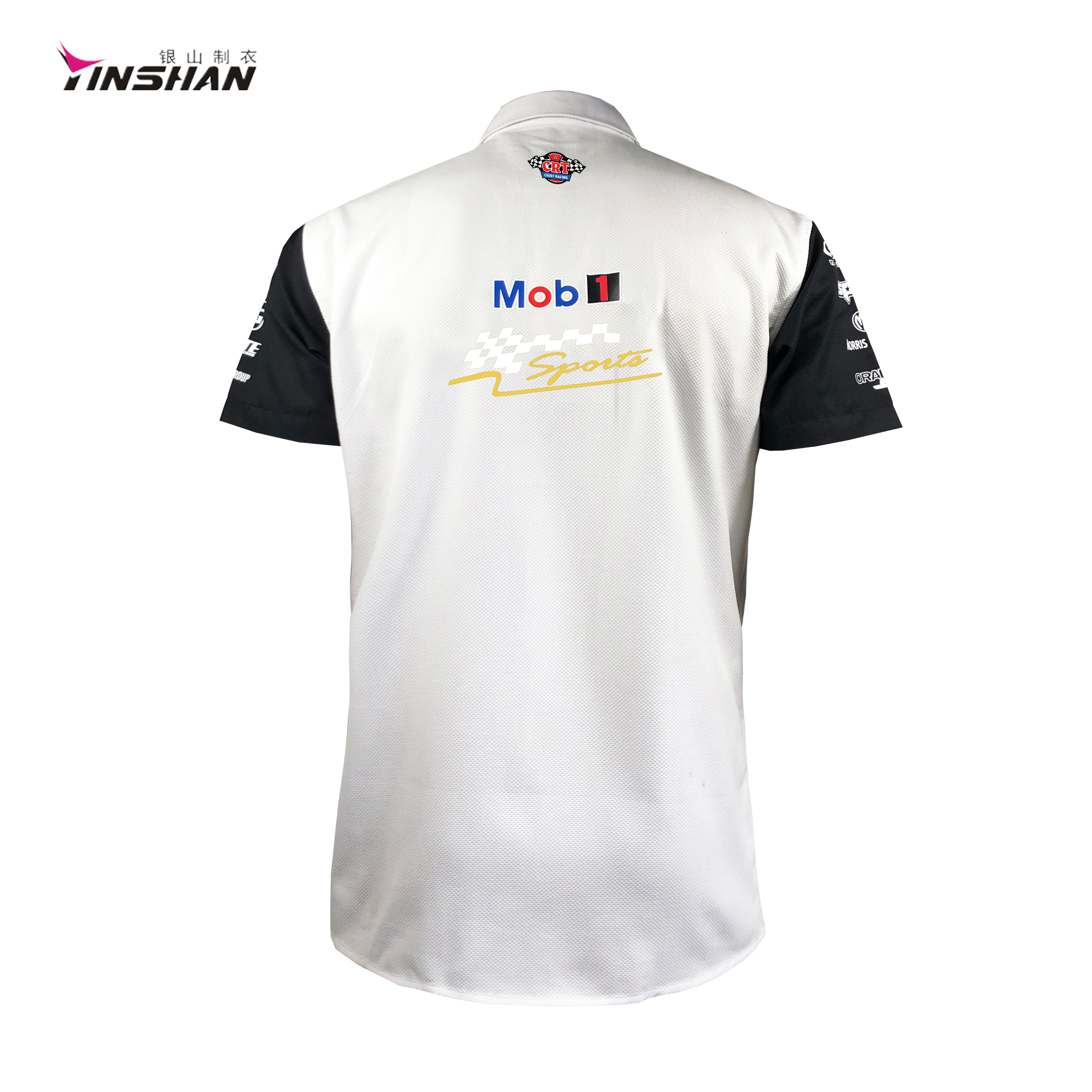 Customized Logo Design Cotton Sports Shirt with Artwork Printing 1B