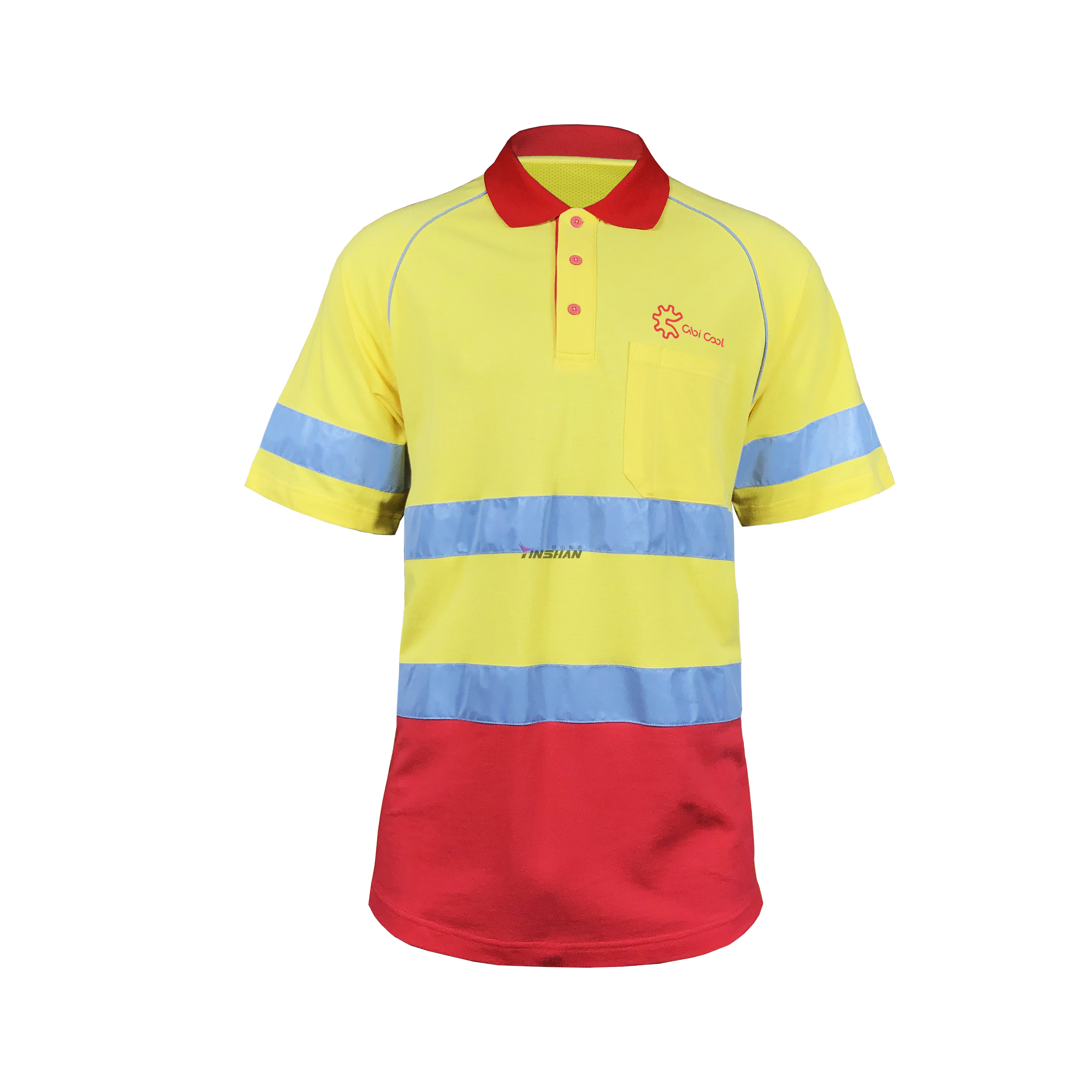 Graphic Design Short-sleeved Work Polo Shirt