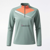 Custom Polyester-Cotton Blended Light Cool Breathable Comfortable Hidden Zipper Pocket Long Sleeve Pickleball Team Uniform
