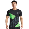 Custom Digital Printing Moisture-Absorbing Polyester-Cotton Blended Knitted Personalized Outdoor Fitness Running Short Sleeves