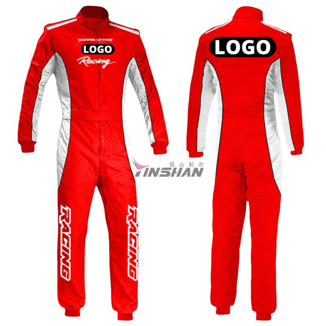 New Arrival Custom Digital Printing Waterproof and Windproof Abrasion-resistant Polyester Fibers Casual Racing Karting Jacket