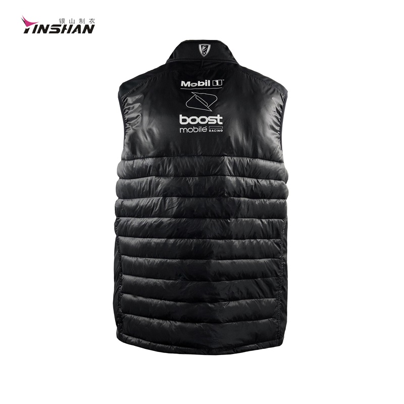 Sportswear Racing Embroidered Down Vest
