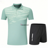 Wholesale Cheap Price Low Moq Men's Digital Printing Anti-Odor Comfortable Breathable Tennis Suit Men's Tennis Suit