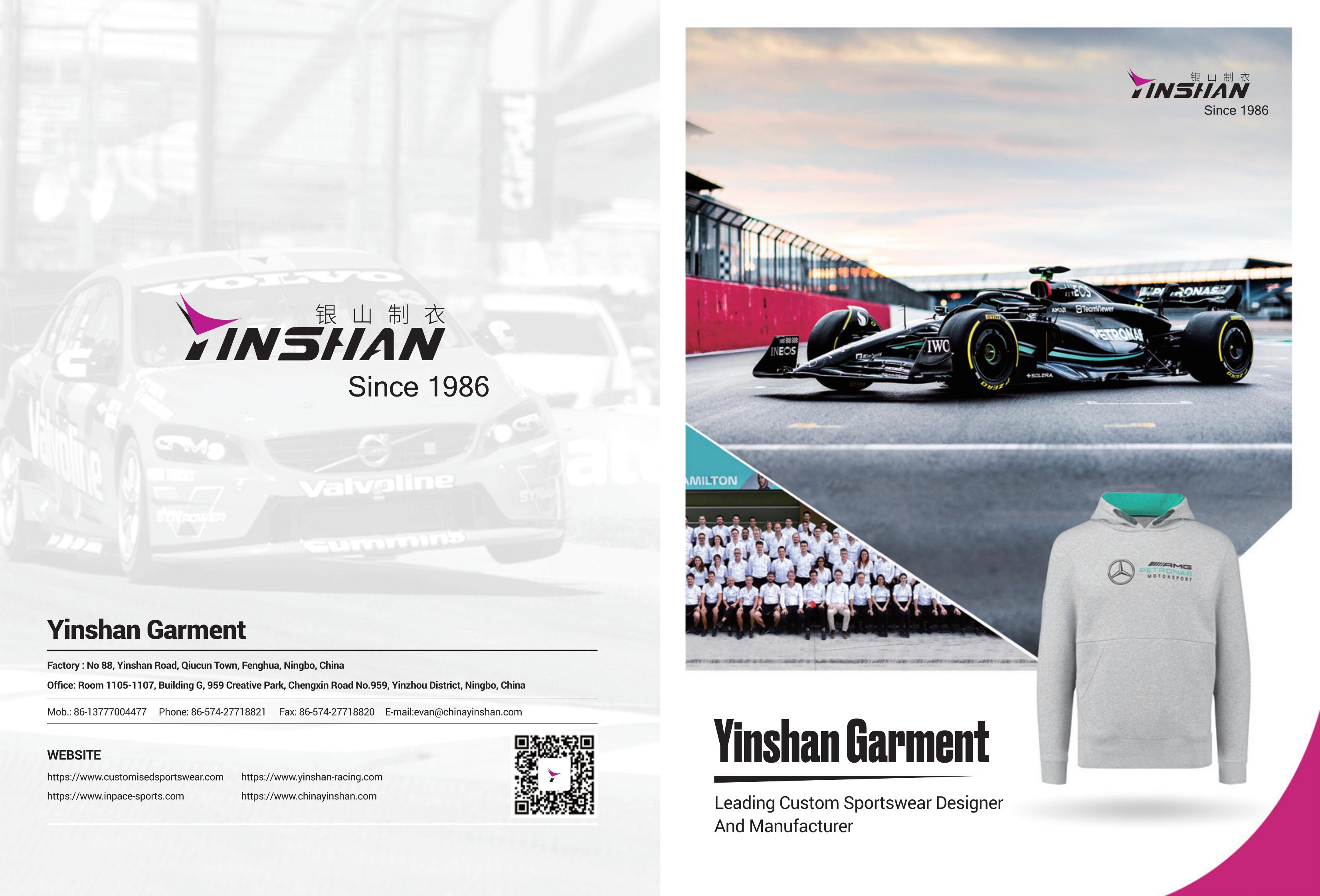 Leading Custom Sportswear, YinShan Sports Introduction