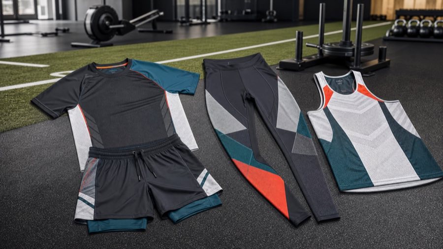 Concept custom apparel set for hybrid racing and OCR